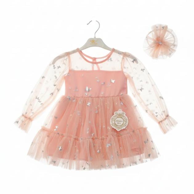 Üzeri kelebekli elbise